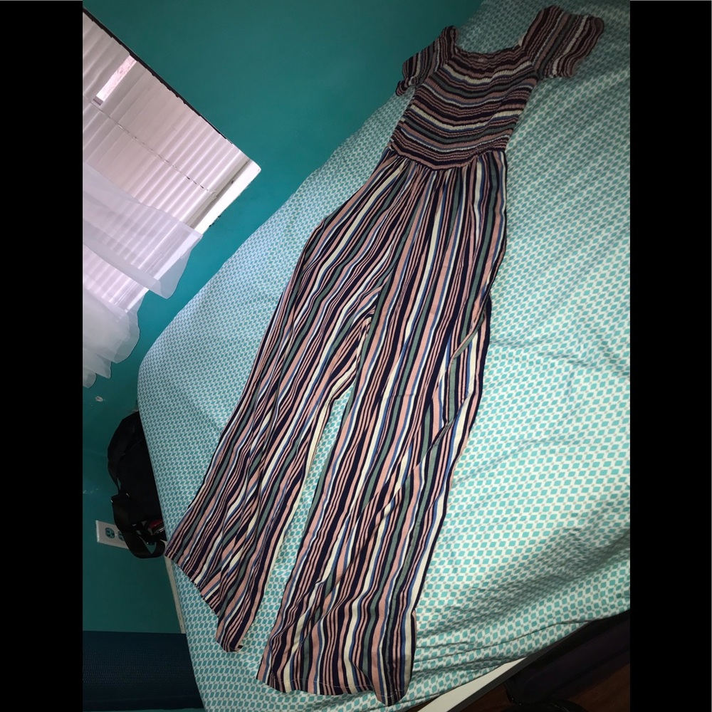 Striped Jumpsuit